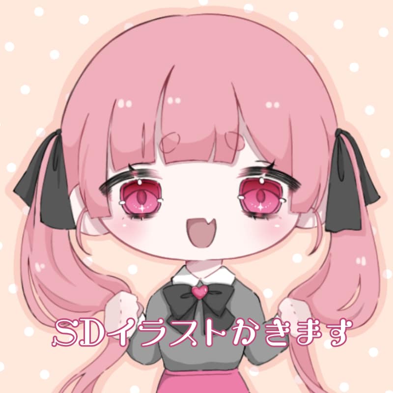 かわいいSDイラスト描きます グッズ作成やアイコンに最適です。 イメージ1