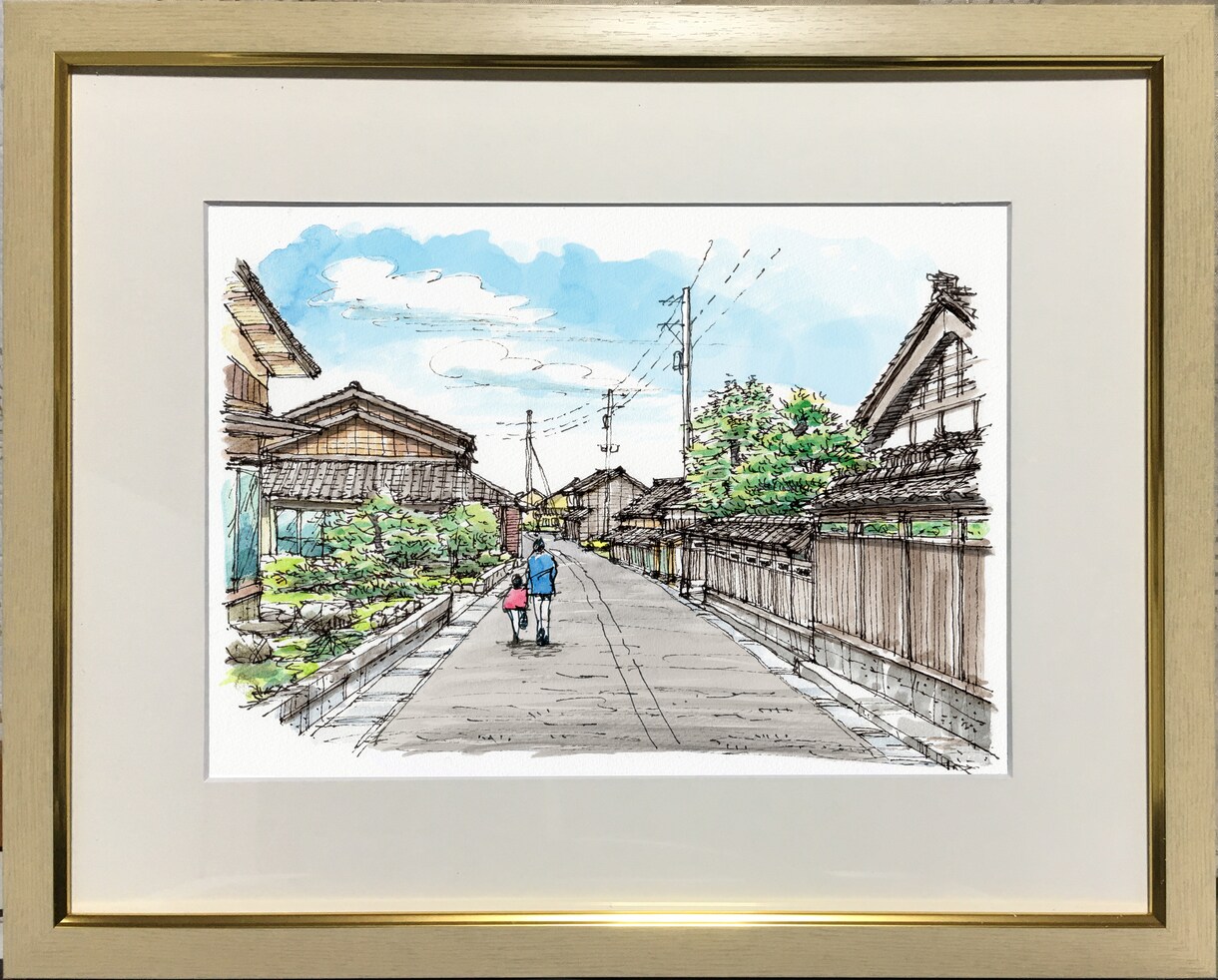 残したい風景や建物の記憶をスケッチします 暮しに風景を　1級建築士デザイナーが軽やかなタッチで描きます イメージ10