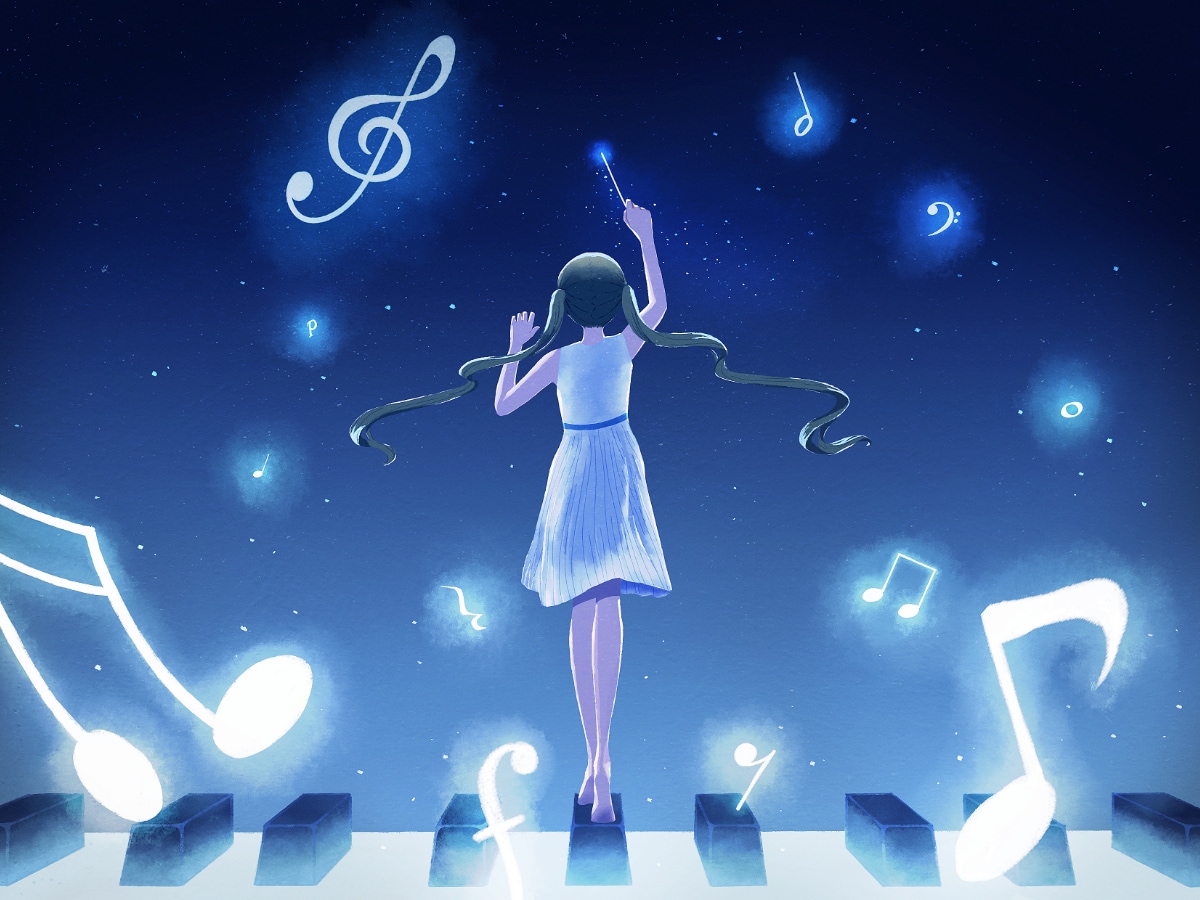 淡く儚い世界観の一枚絵をお描きします 世界観重視のオリジナルMV・歌ってみた・書籍の表紙用に！ イメージ7