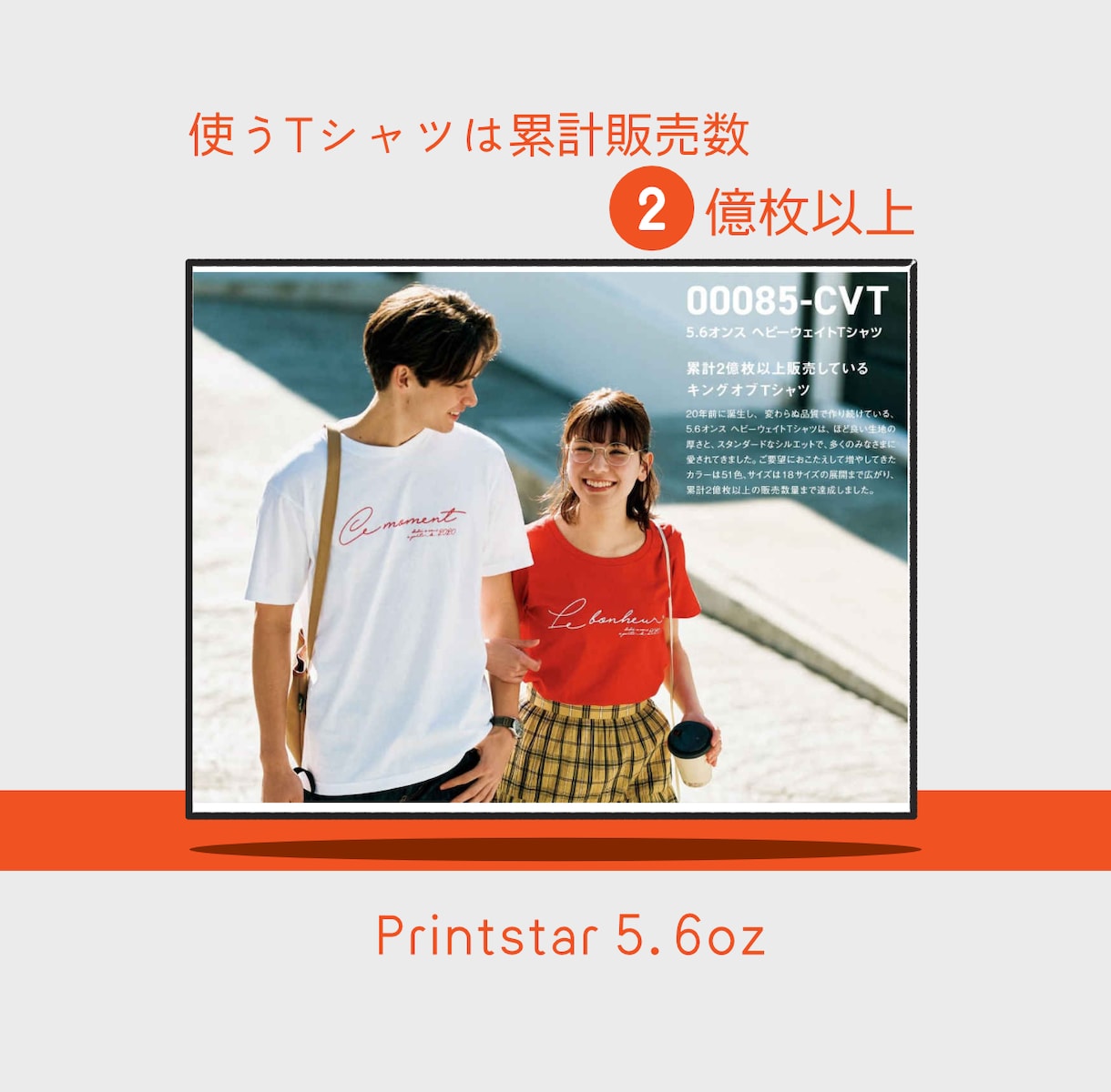 シルクプリントで「２枚」オリジナルTシャツ作ります Tシャツ2枚 + プリント4か所 + 送料込み！！ イメージ5