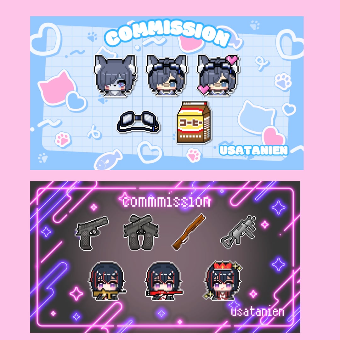 ドット絵、メンバーシップ、サブスクバッジ作成します YouTube、twitch、ドット絵、バッジ イメージ8