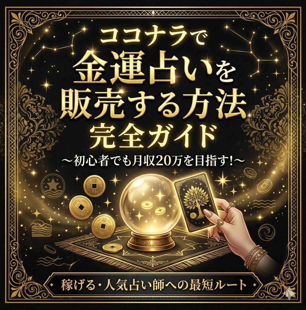 金運占いのノウハウを完全ロードマップでお届けします 金運占いを始めたい方へ　商品設計からの実践マニュアル イメージ1