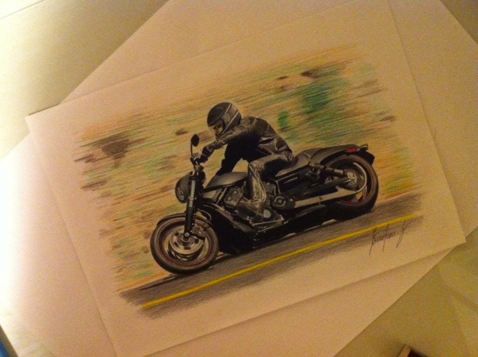 御愛車や好きな車をリアルに描きます 友人や御自分へのプレゼントにオススメ！ イメージ5