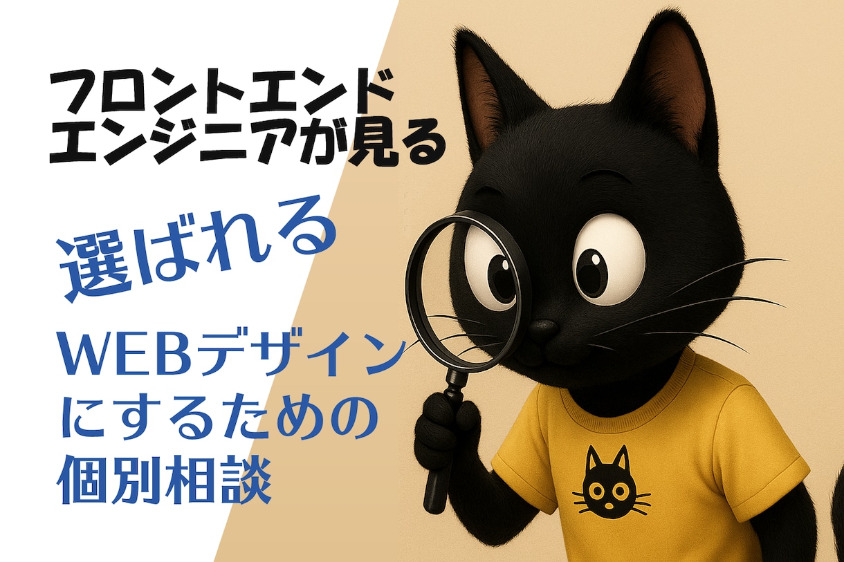 選ばれるWebデザイナーになるための相談承ります フロントエンドエンジニアが教える実装されやすいWebデザイン イメージ1