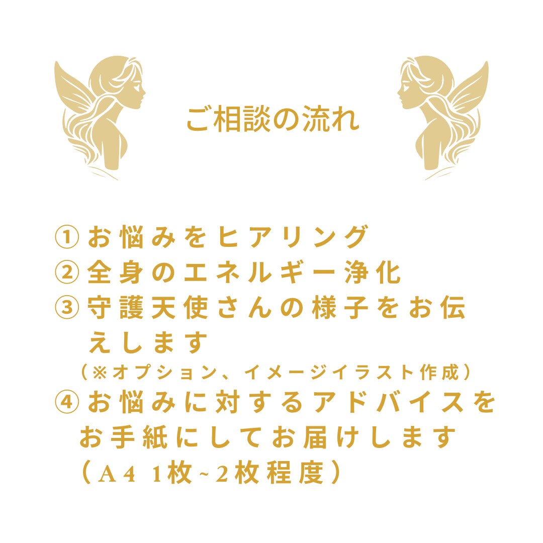 守護天使のチャネリングレターをお届けします お悩み解決のヒントを視えるまま、聴こえるままにお伝えします イメージ2