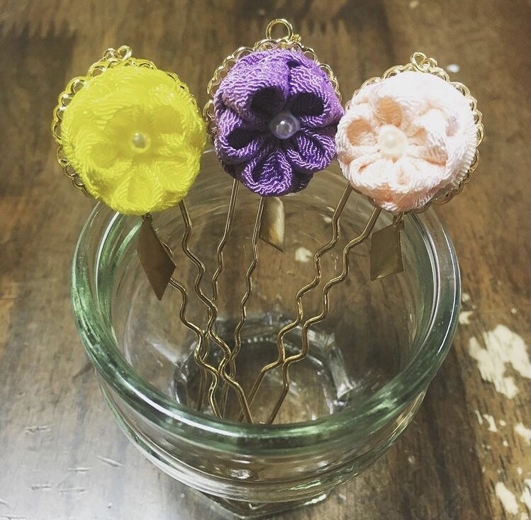 つまみ細工のアクセサリーや雑貨を作成します あなたの日常に、和の彩りを添えます イメージ4