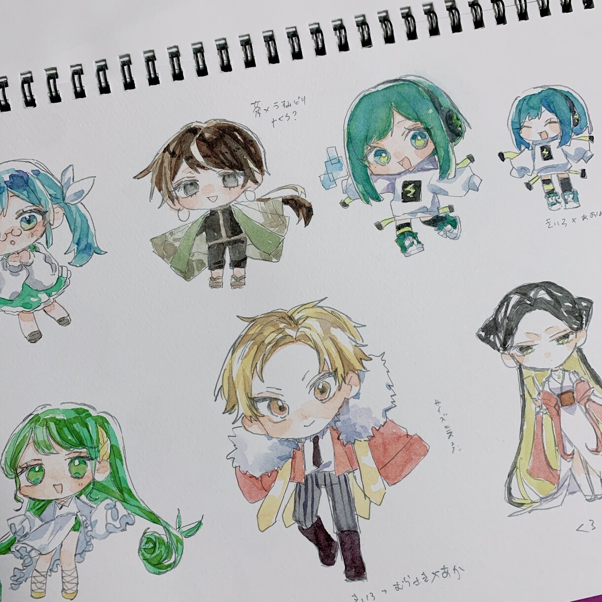 ゆるっとミニキャライラスト制作します 商用、二次、印刷可能！ゆるふわ〜なぷちっ子イラスト♪ イメージ1