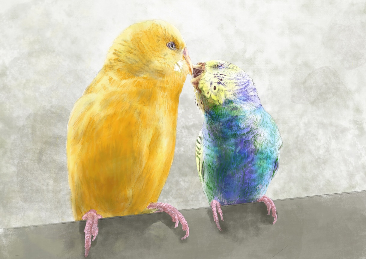 素敵なペットの似顔絵を描きます 誕生日や記念日の贈り物、SNSのアイコン・ヘッダー等に イメージ3
