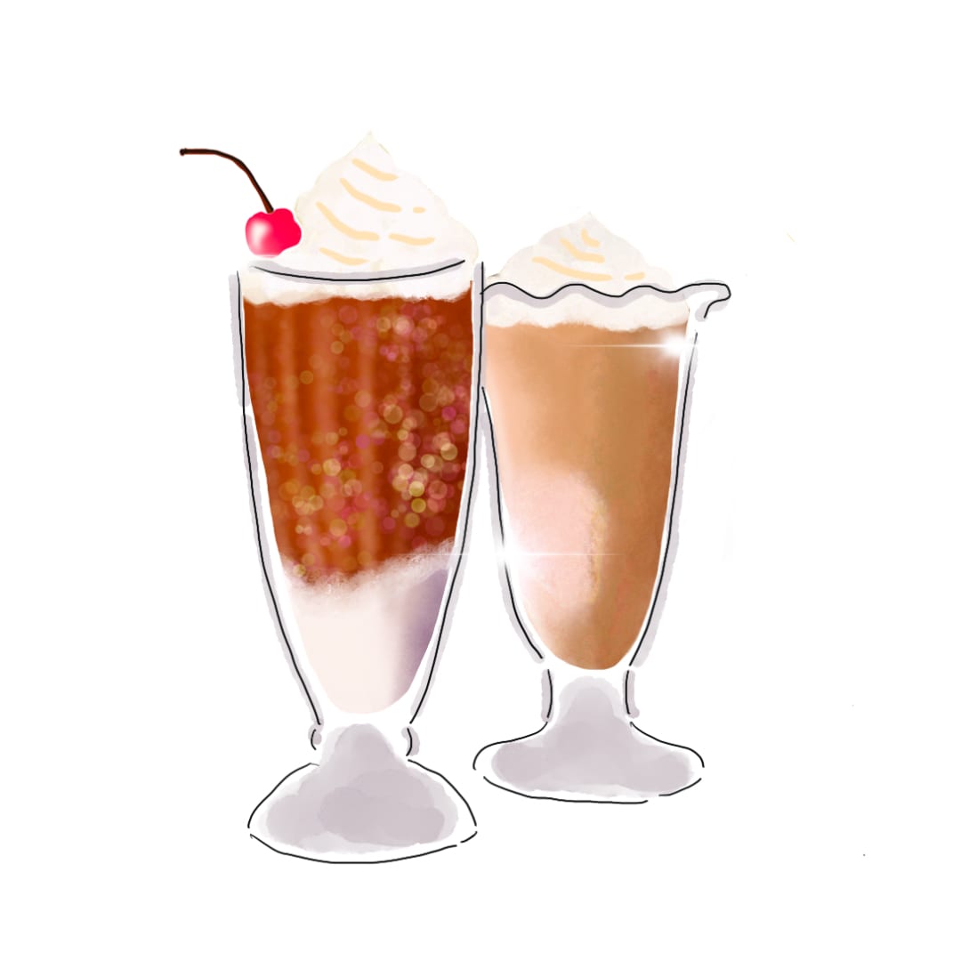 ゆるっとオシャレな人物やドリンク、フードを描きます LINEのアイコンや、お店のイメージ画像にご使用頂けます イメージ7