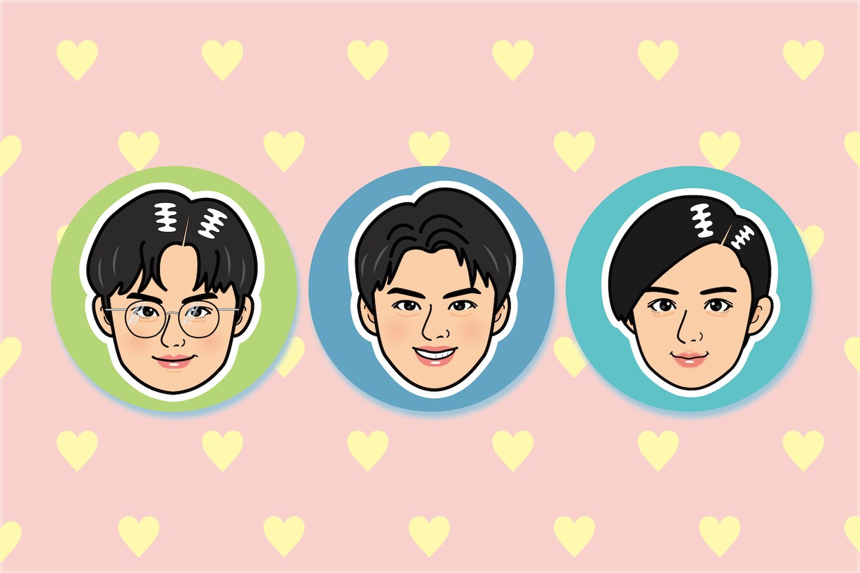 お顔だけの似顔絵アイコンをお描きします ブログ、YouTube、SNSに♡ イメージ9