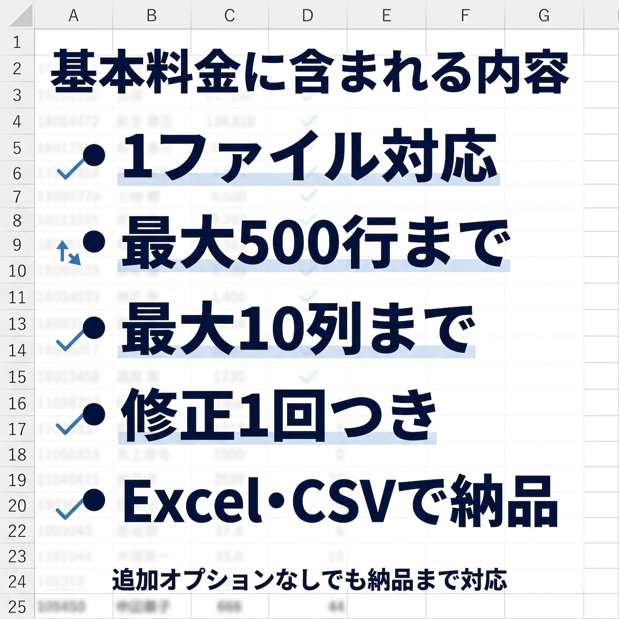 CSV・Excelデータを整理正規化します データエンジニア歴7年が対応。重複削除や表記ゆれ修正もお任せ イメージ5