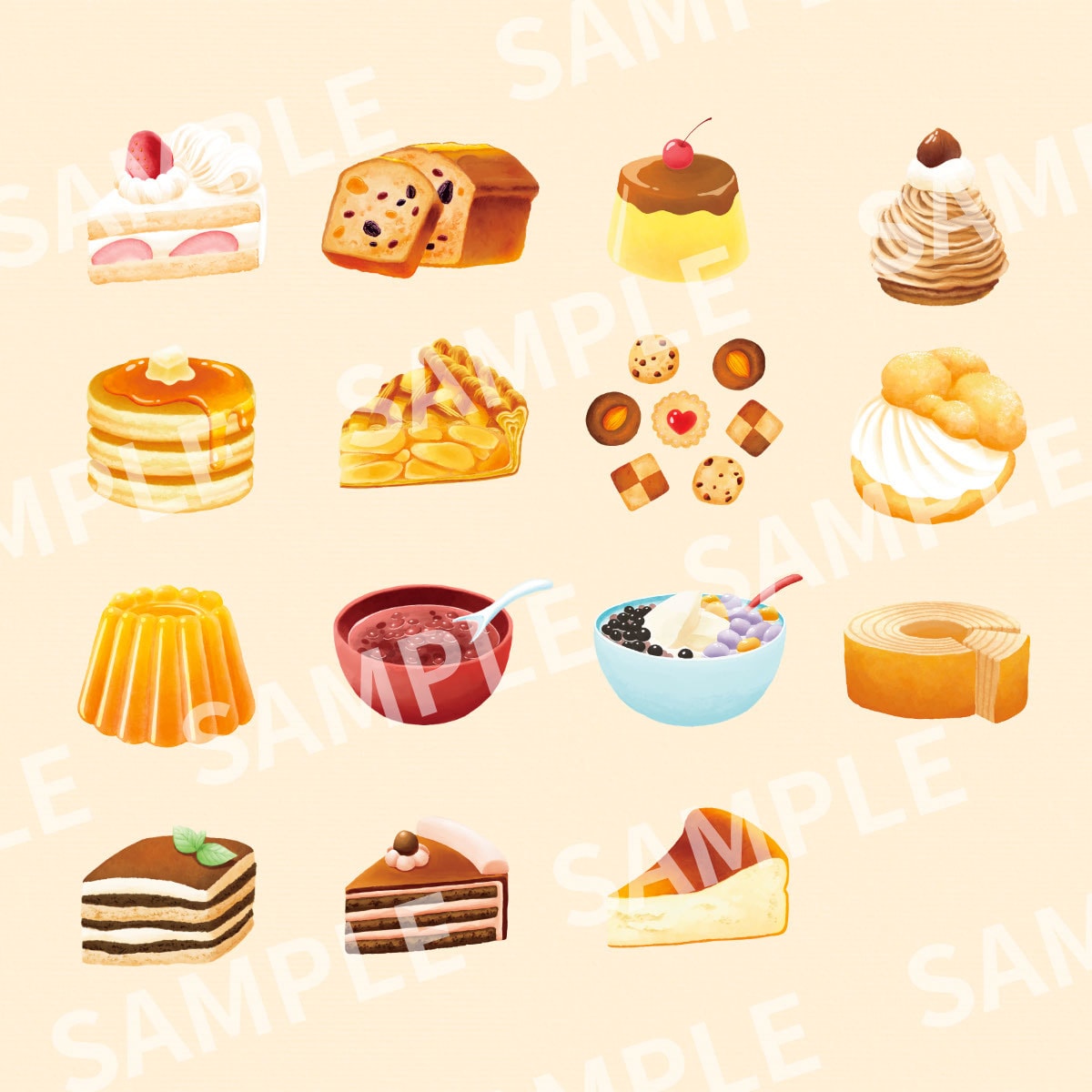 食べ物、飲み物、メニューのイラスト描きます あなたの特別な料理、大切に描きます。 イメージ6