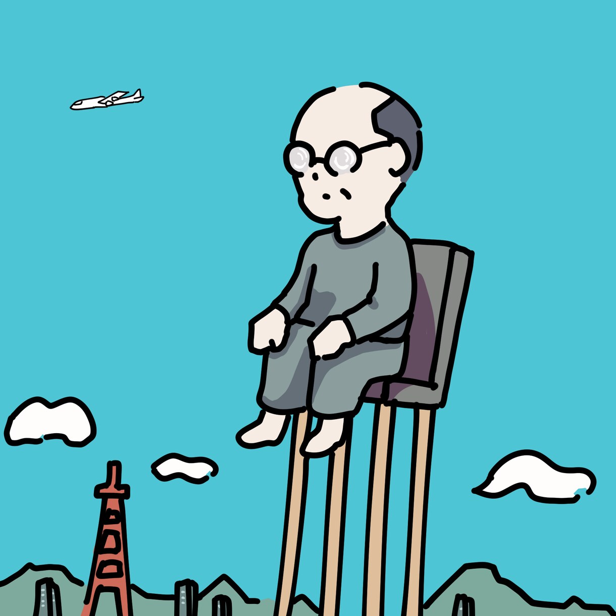 ゆるい一枚絵を描きます 【商用利用OK】いつもの落書きよりすこし上手い絵が欲しい方へ イメージ1