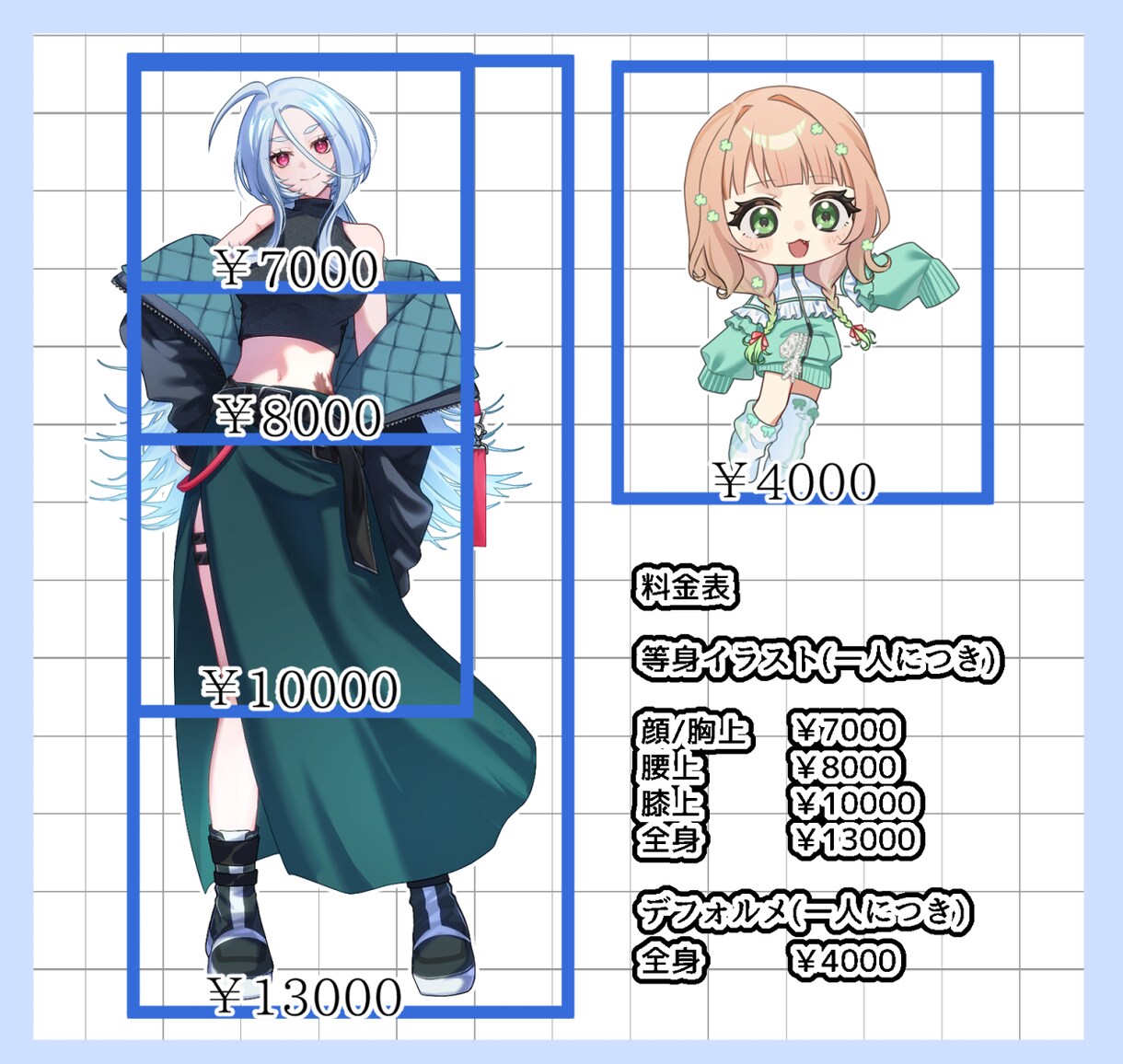 創作・配信活動向けイラスト制作します 空気感や感情表現を大切にしています イメージ2