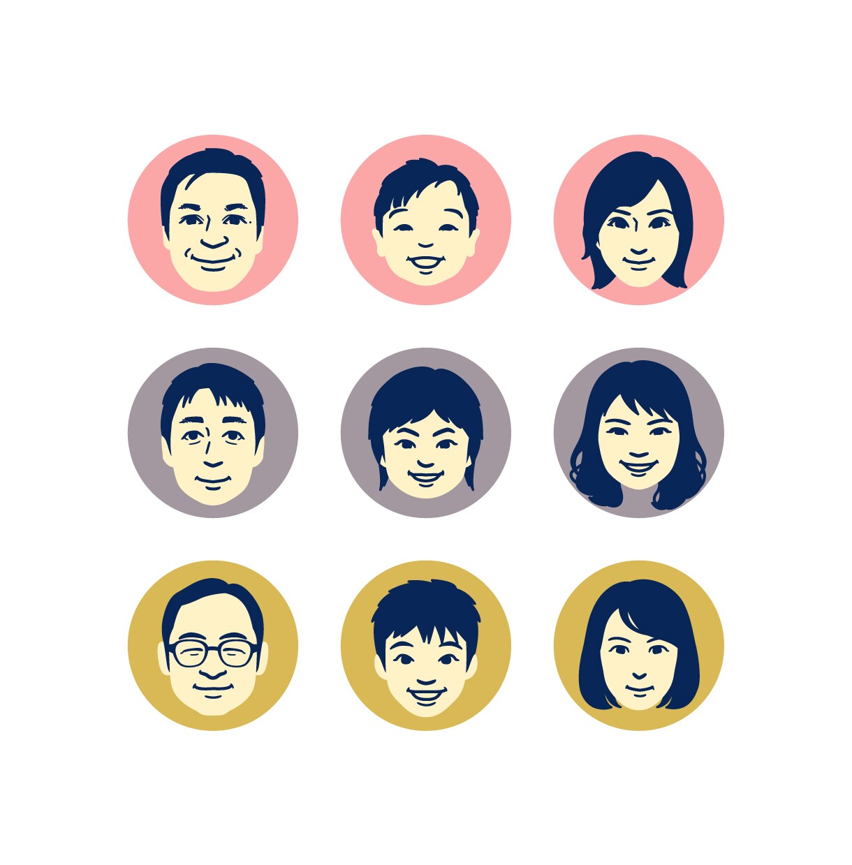なんとなく似てるレトロでシンプルなアイコン描きます 懐かしいのに新しい。SNSで映える似顔絵アイコン イメージ6