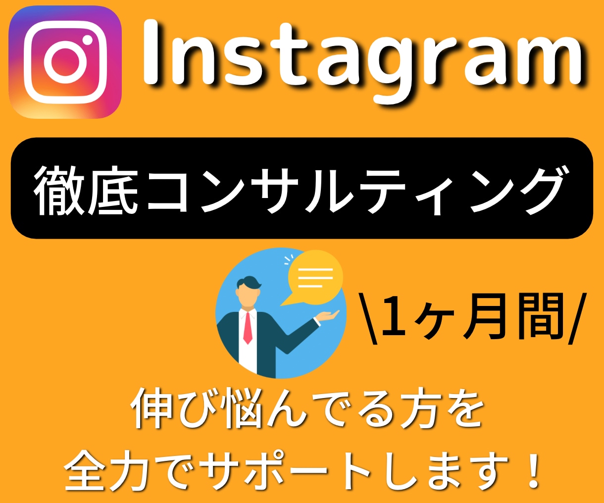 インスタを一ヶ月間、徹底コンサルします ！フォロワーが増えない。集客に苦戦してる方、必見！ イメージ1