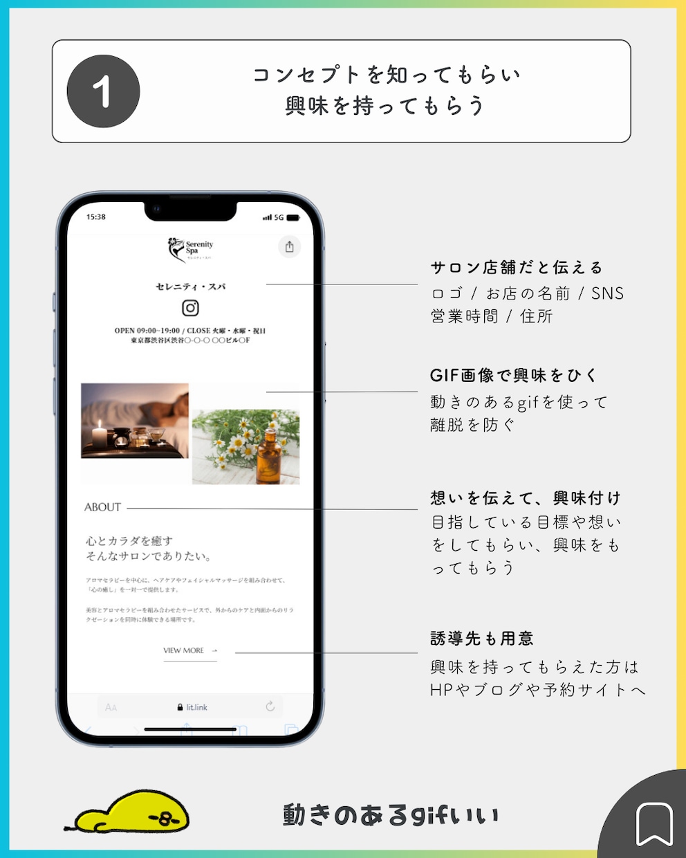 魅力的なリットリンクをデザインします 月額の負担一切なし。どの業界・業種でもお受けします イメージ4