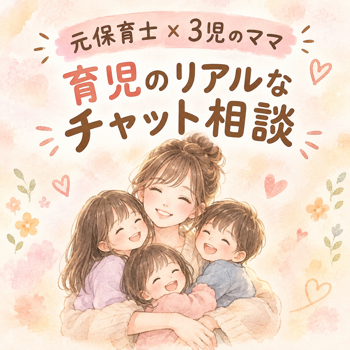 元保育士×３児の母が聞く！育児のリアルなお話きます ネットの綺麗事抜き！どんな小さな悩みも否定せず寄り添います。 イメージ3