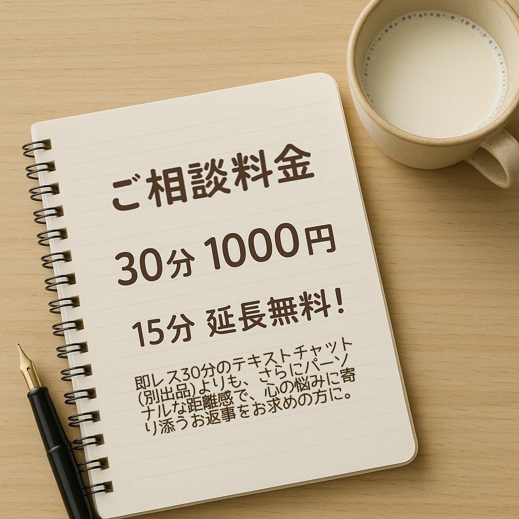 大人の心の休憩室。深夜のお悩みチャット相談承ります 男女OK！恋愛相談、友人関係、性の悩み、不安。どんな話題でも イメージ3