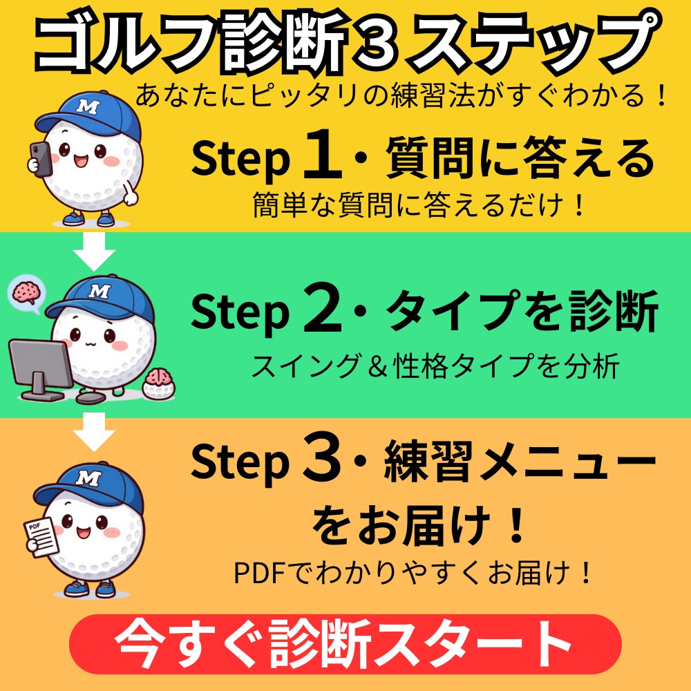 先着10名キャンペーン！！ゴルフ性格診断します 通常 2,500円→ 今だけ 1,500円 イメージ2