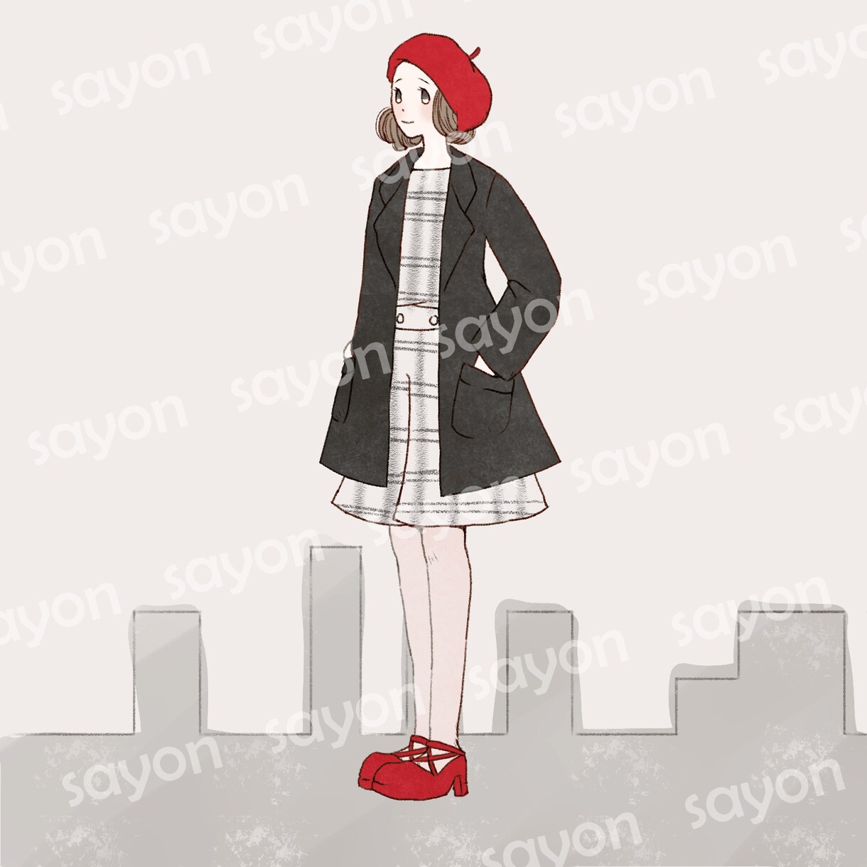 イラスト多数/完成品イラストを販売しています 商用利用可！おしゃれ・ファッションシリーズ イメージ10