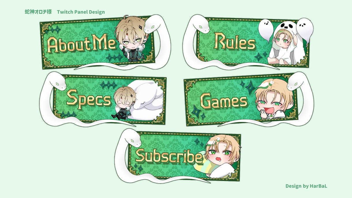 VTuber・Vライバーのバナーを制作します 活動の魅力や個性が伝わる、印象的なバナーをお作りします！ イメージ6