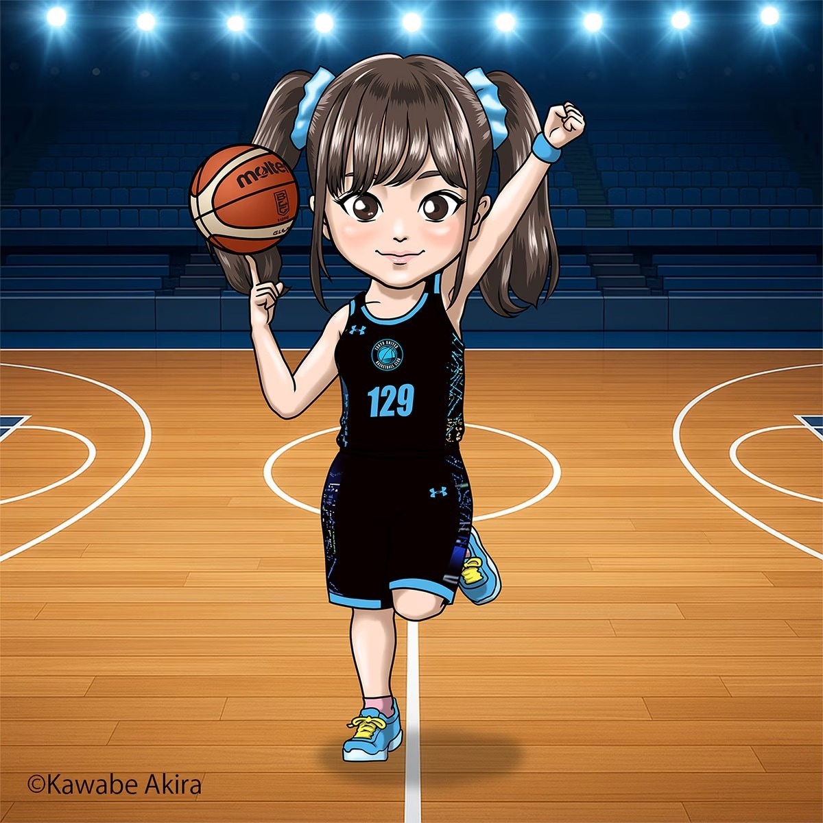 写真からアニメ風の似顔絵イラストを制作します SNSアイコンやプレゼントに、3〜4頭身のキャラクターを! イメージ5