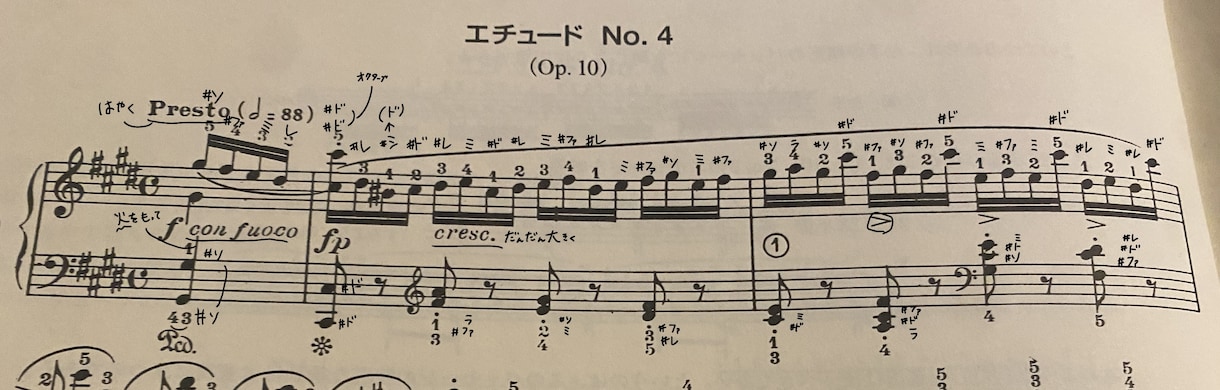 楽譜にドレミを振ります ピアノ初心者さんのため、楽譜を読むのが苦手な人のお手伝い☺︎ イメージ2