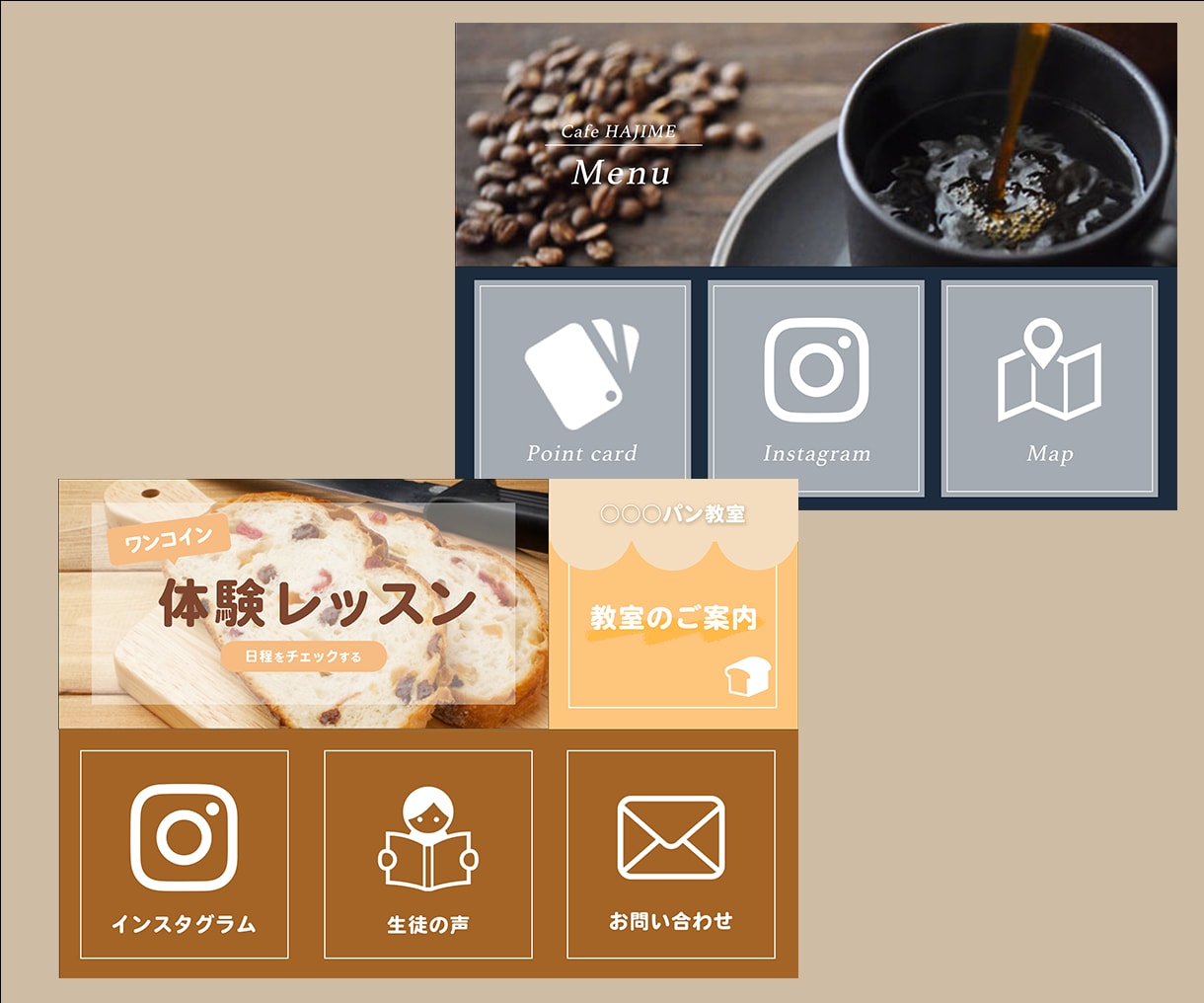 お店の公式LINEリッチメニュー作成＆設定します 機会損失してませんか？ユーザー動線を意識したデザインと設計 イメージ2