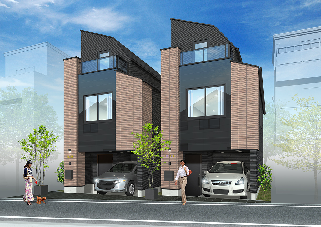住宅の魅力を引き出す建築外観パース制作します 販売・提案に使える高品質な住宅パース イメージ5