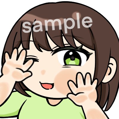 一点ものSNSアイコン用イラスト販売してます 加工OKでSNSアイコンとしてすぐに使えます イメージ1