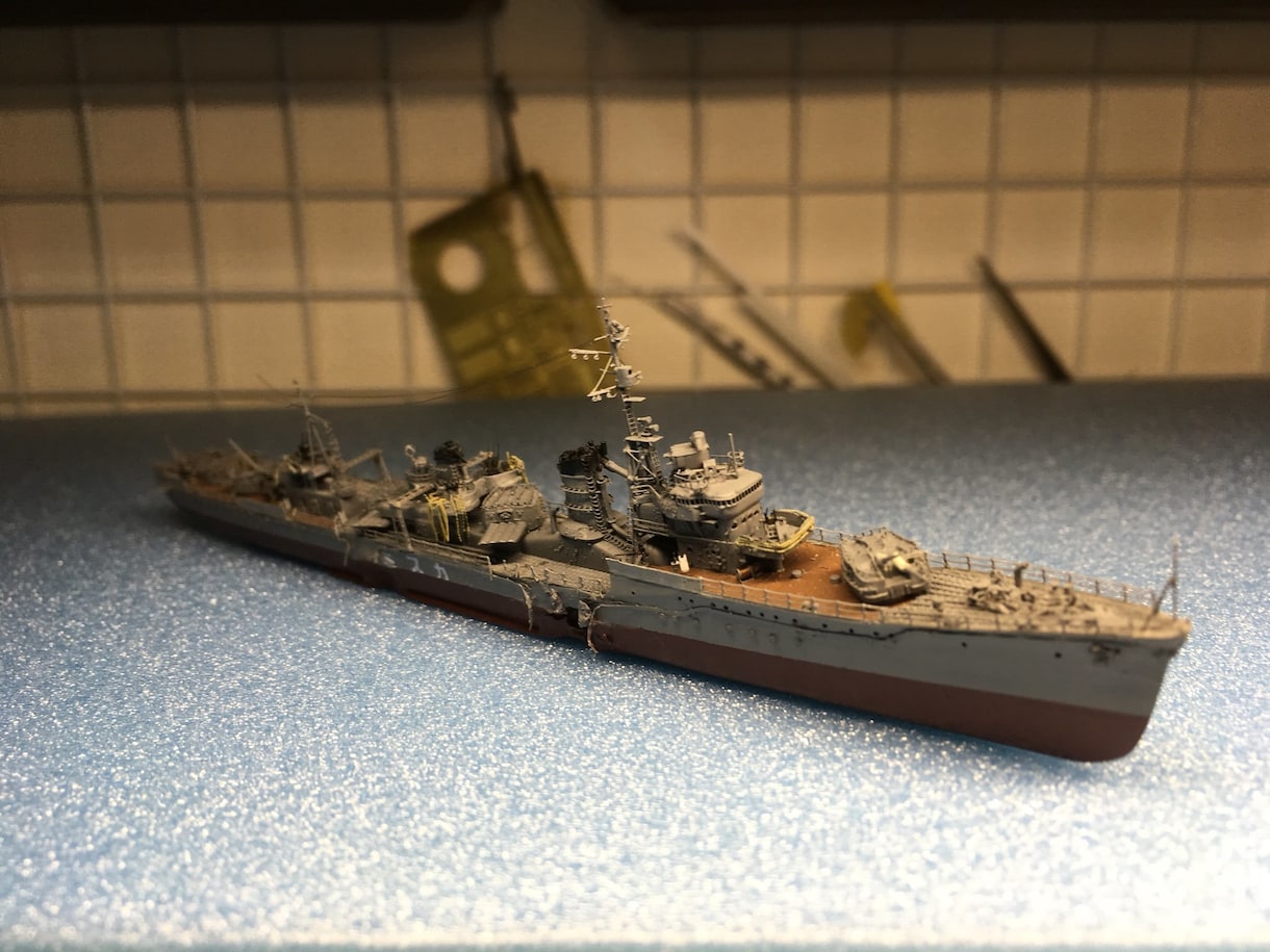 艦船模型1/700 350専用制作致 します 色分け塗装、エッチング、ディテールアップ、汚し塗装致します。 イメージ8