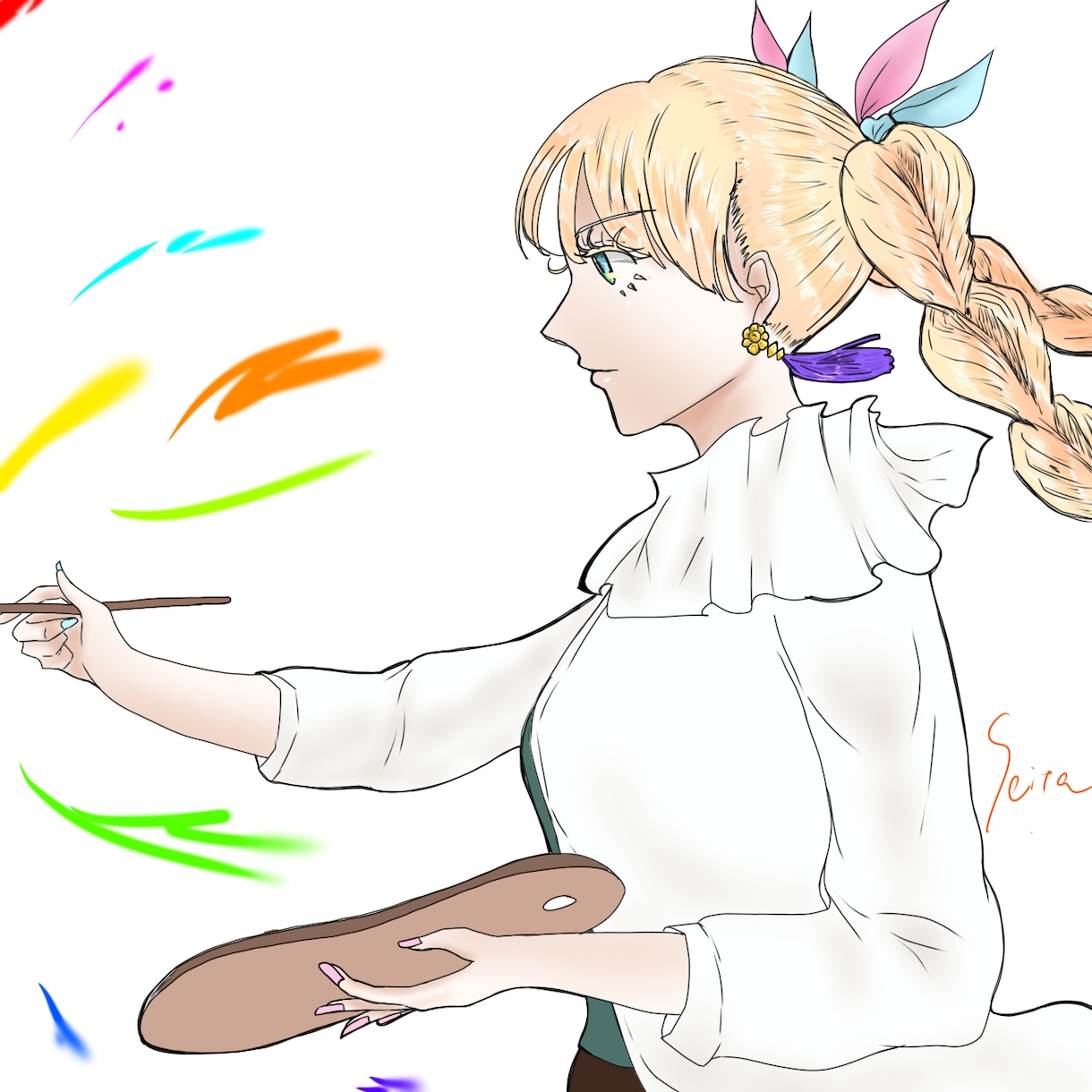 SNS用のアイコン作成致します かわいい女の子のアイコン作成を致します イメージ3