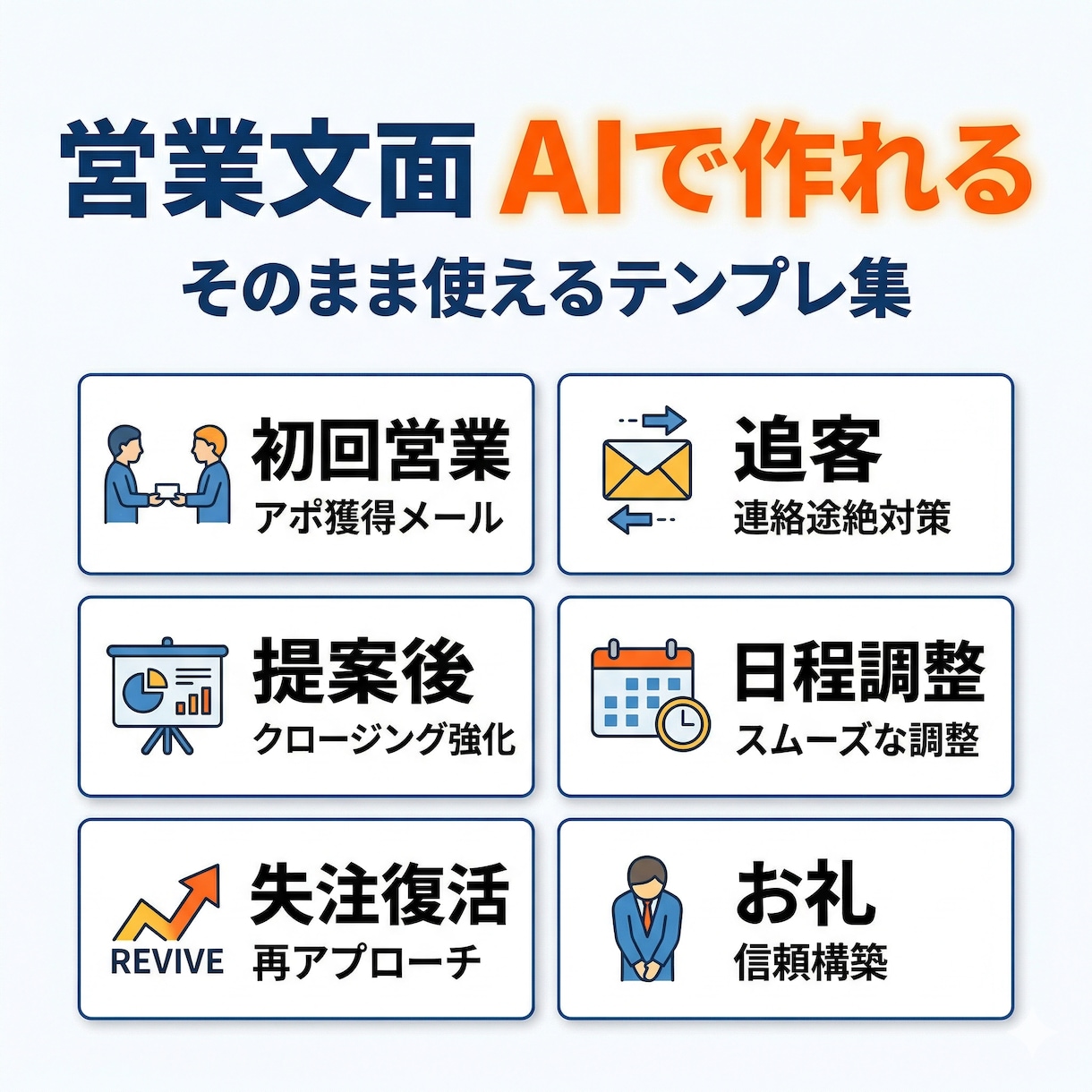 営業文面AIテンプレ作ります 現役営業マン監修 そのまま使える営業文面 イメージ2