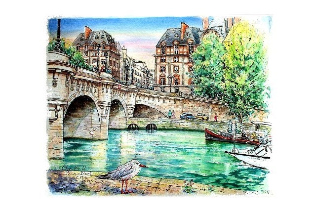大切な思い出の風景を水彩画にします 〜あなたの思い出の風景をプロが描きます〜 イメージ8
