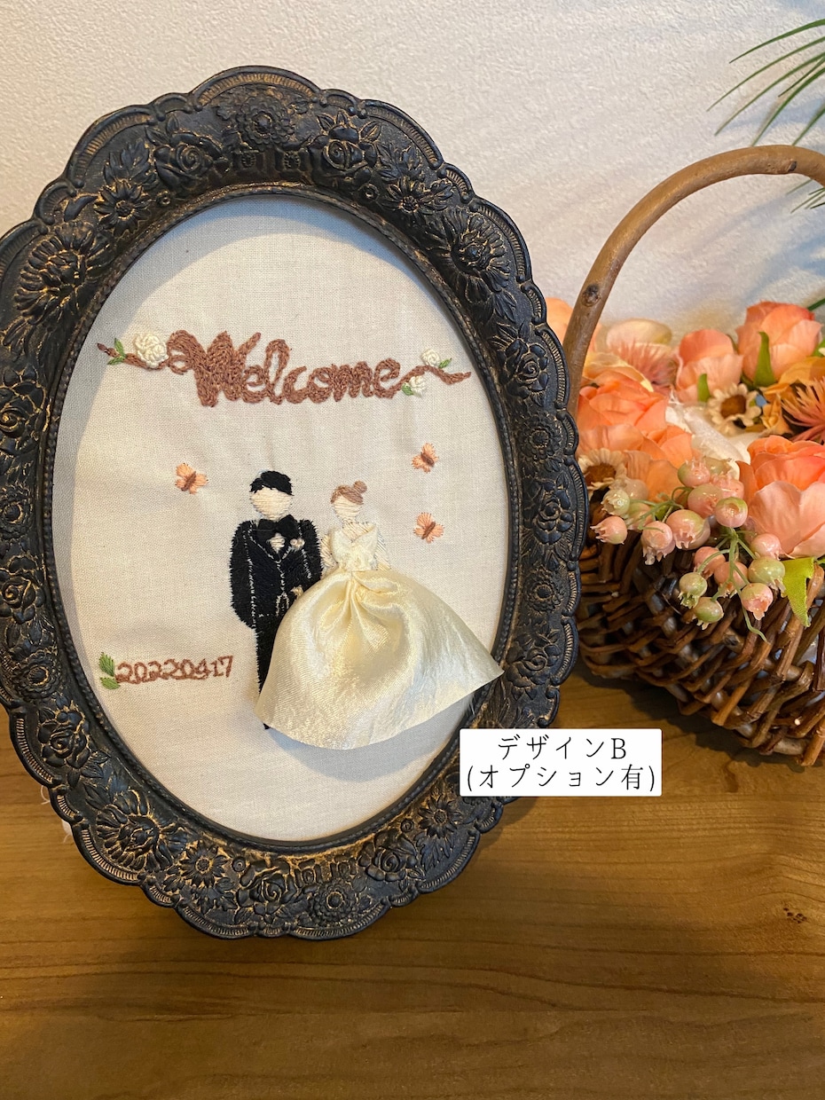 ブライダル刺繍します 思い出の結婚式を刺繍します！！ イメージ3