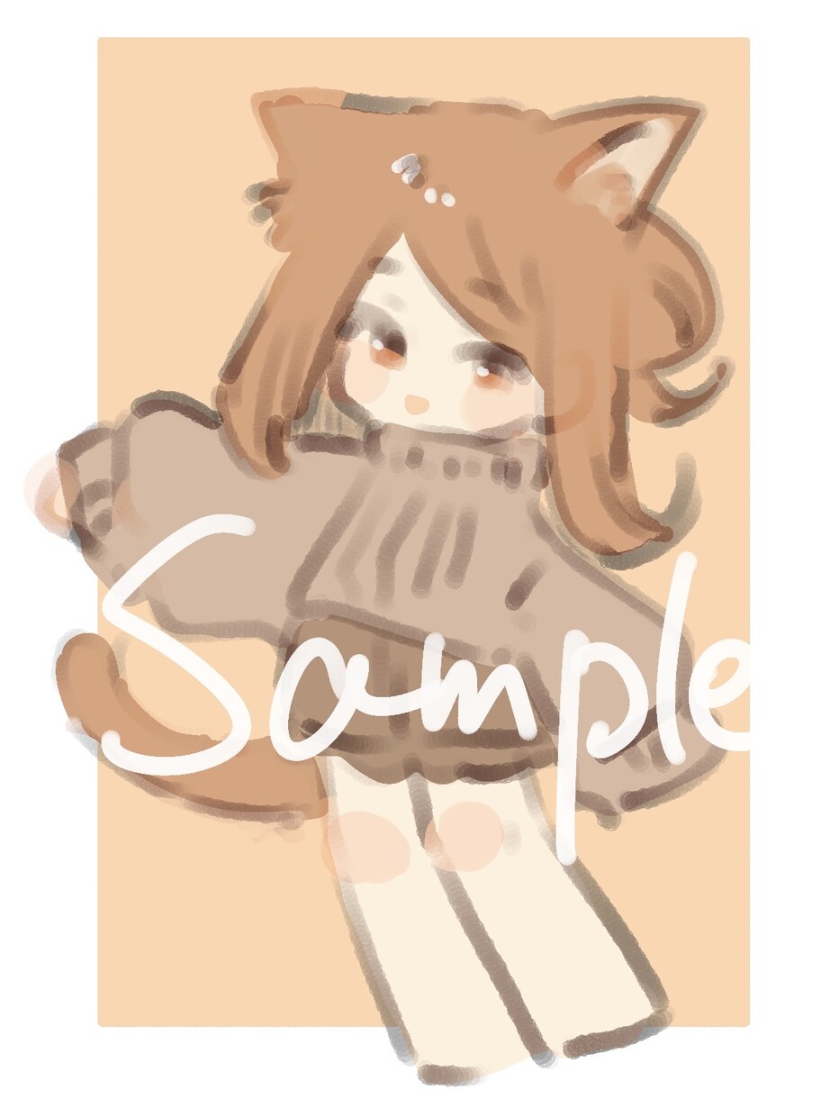 柔らかい雰囲気のミニキャラを描きます やわらかくてかわいい女の子が得意です！ イメージ1