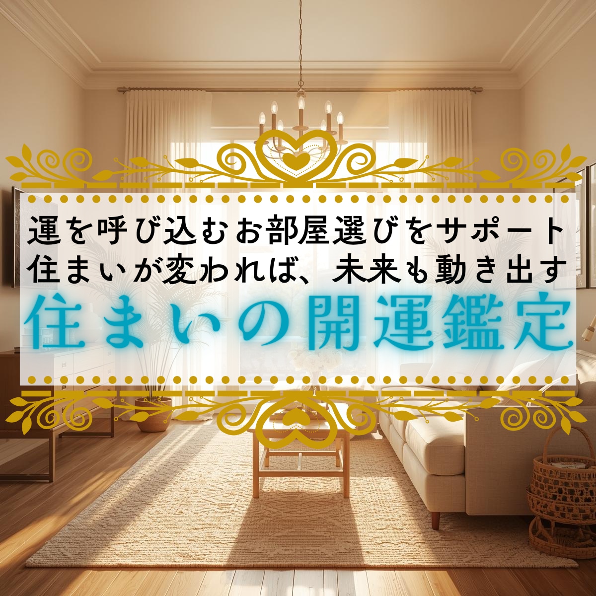 開運☆あなたと住まいの相性判断を行ないます 住まいの開運鑑定＊自宅や引っ越し先の運勢を鑑定します イメージ1