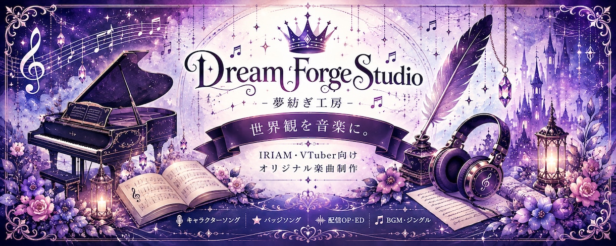 配信者向けのオリジナル楽曲制作します あなただけの曲をお作りいたします イメージ1