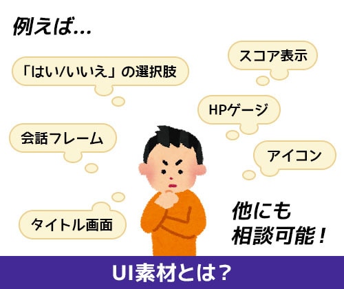 ゲームのUI素材（アイコン、ボタン等）を制作します 大手ゲーム会社で10年以上勤務、業務水準はプロレベルを想定 イメージ3