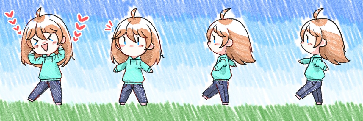 コミックイラストをお届けします アニメ、漫画調のイラストになります イメージ8