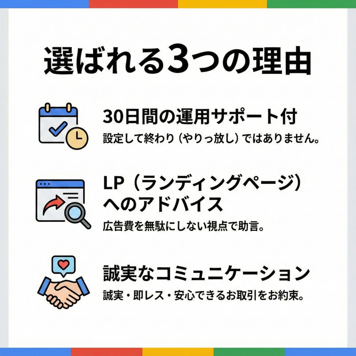Google広告の初期構築＋30日運用を代行します 誠実対応＆即レス厳守！初心者の方や過去うまくいかなかった方へ イメージ2