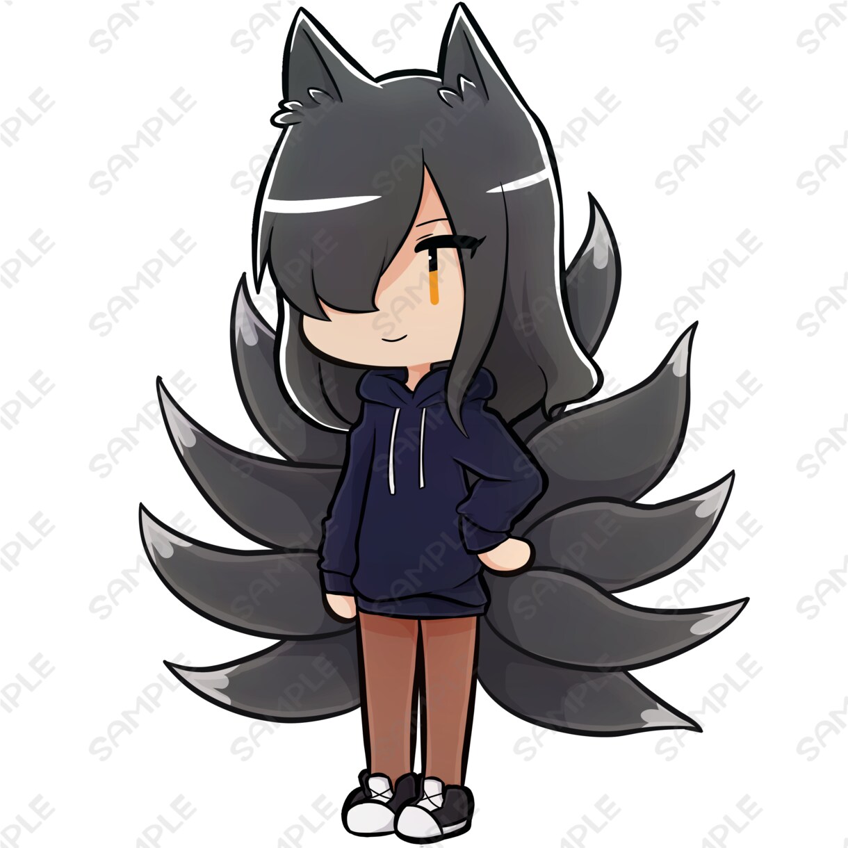 あなた"だけ"のちびキャラ立ち絵描きます "自分だけの動画やブログの立ち絵を安くで欲しい方にお勧め！" イメージ4