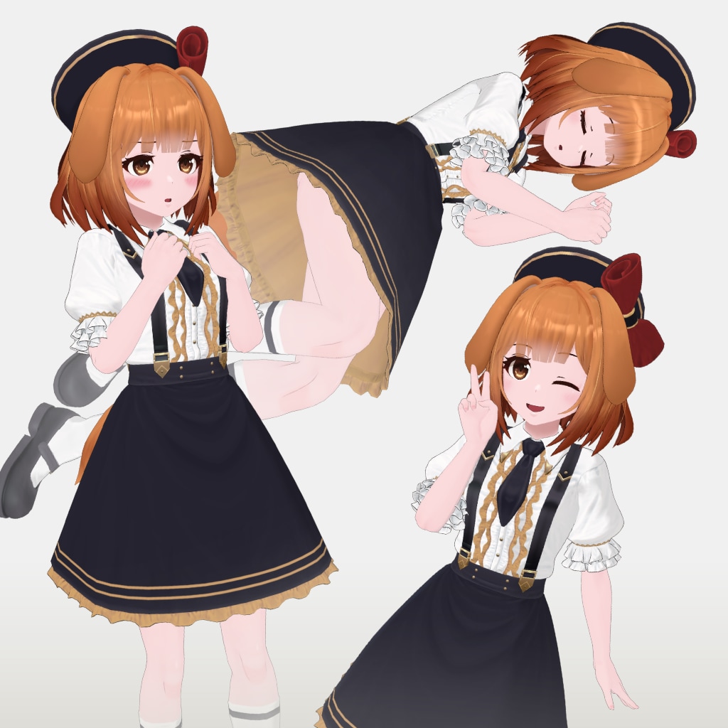 VRChat向けオリジナル3Dモデルを制作します フルスクラッチのオリジナル3Dアバターを低価格で提供 イメージ8