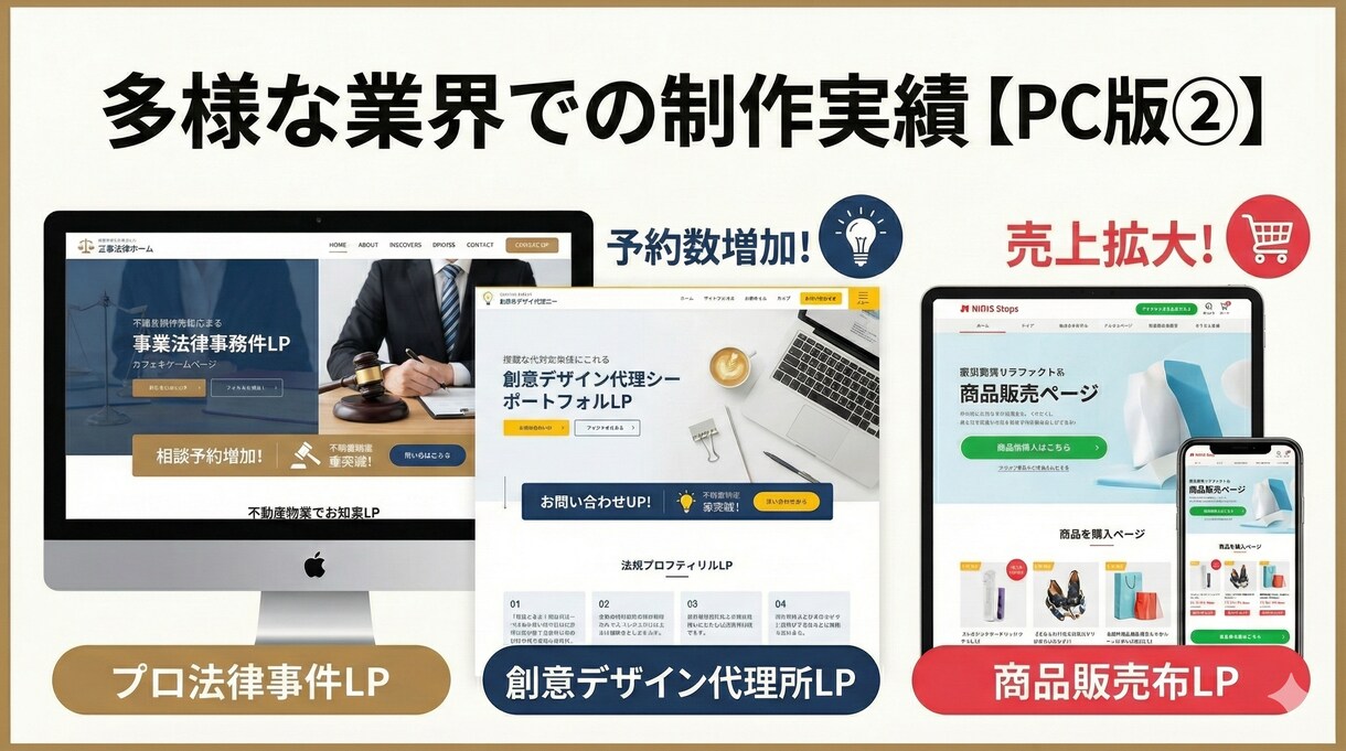 集客特化！現役プロが売れるLPを制作します 検索に強い！現役プロが「集客できる」高品質LP作ります イメージ6