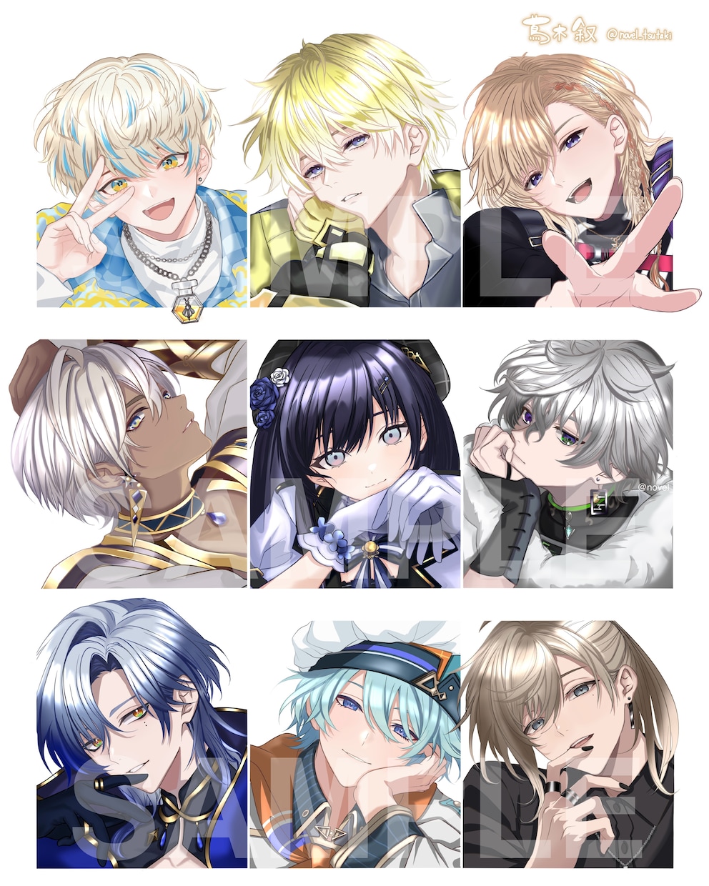 一枚絵・MV・サムネ等のイラストを制作致します アイコン・サムネイル・MV・歌ってみた・グッズイラストなど イメージ5