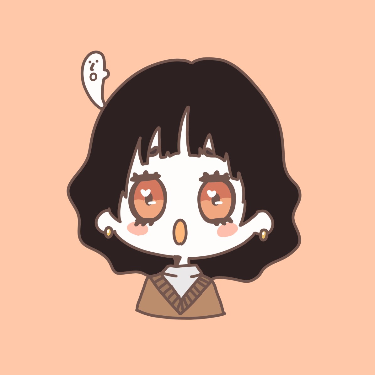 かわいいゆるっとしたアイコンイラスト描きます ご要望に精一杯お応えしながら可愛い女の子描きます！ イメージ1