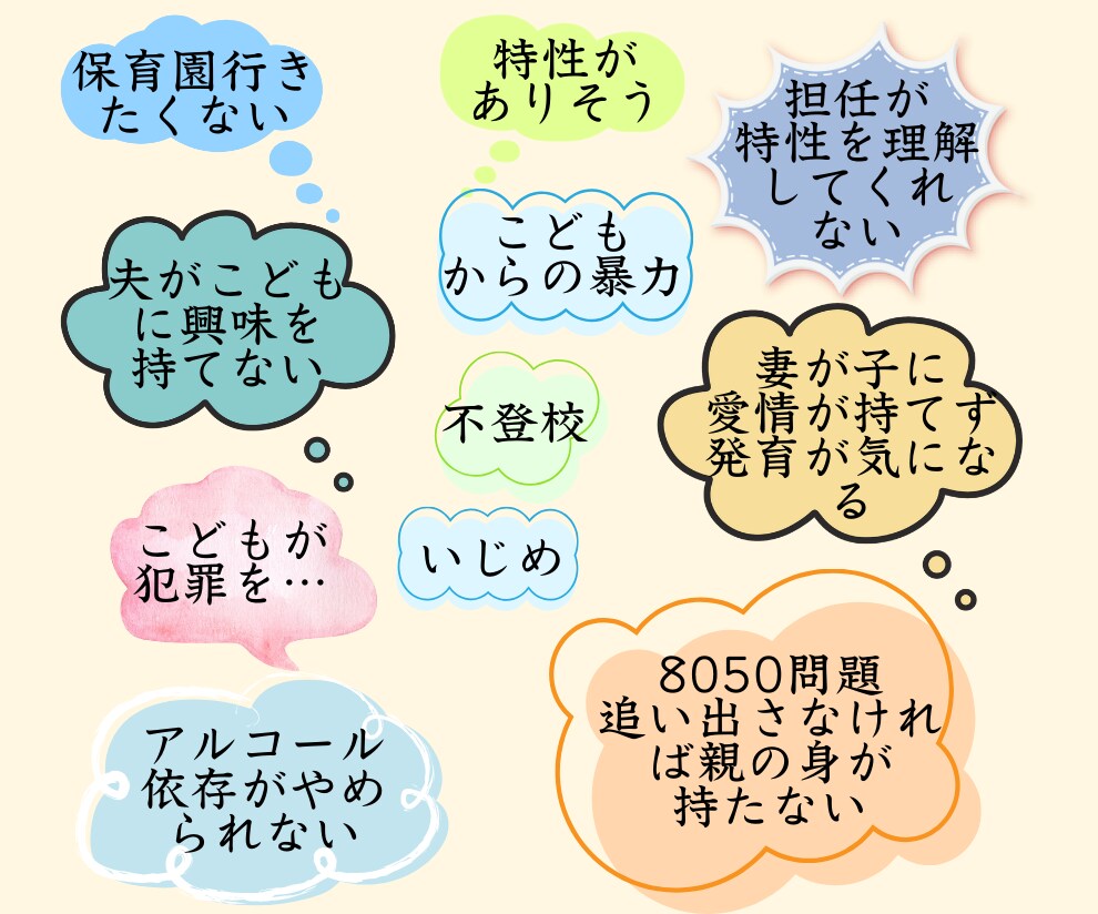 こどもの年齢不問★何でも心理相談できます ３種有資格者★心理的安全性を守り合う対話「話してよかった♡」 イメージ2