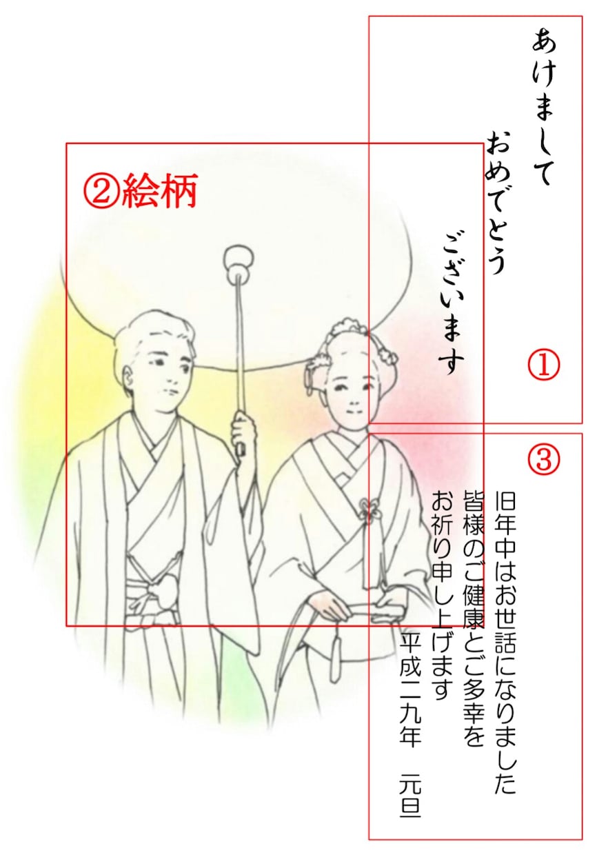 【ぬり絵】写真を元にイラスト描きます！お子様にもどうぞ【年賀状】 イメージ3