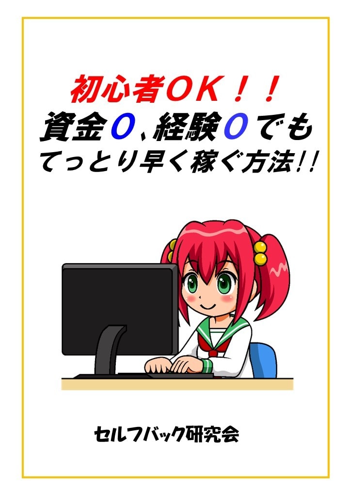副業の資金に初心者がセルフバックで稼ぐ方法教えます マニュアルと解説動画のお得なセットを提供、学習してすぐに行動 イメージ2